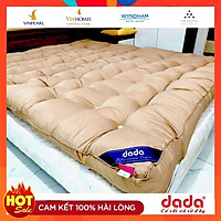 Topper nệm, nệm tăng tiện nghi cao cấp DaDa - Tấm trải làm mềm đệm dày 9cm - Chỉ có trong khách sạn,resort 5 sao - Êm, Mềm, Mát - HÀNG CHÍNH HÃNG