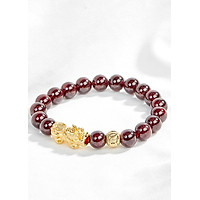 Vòng tay đá garnet phối tỳ hưu Ngọc Quý Gemstones