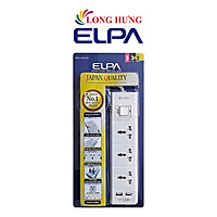 Ổ cắm điện ELPA 3 cổng 1 công tắc ESL-VNC33 - Hàng chính hãng