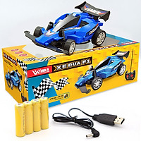 Xe Đua F1 Duka Điều Khiển Từ Xa, Có Ánh Sáng Kèm Pin Và Sạc USB