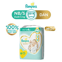 Tã Dán Pampers Nội Địa Nhật Bản NB70/S64/M52/L42