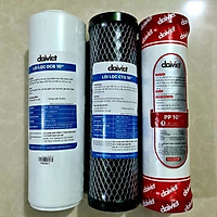 COMBO LÕI LỌC NƯỚC SỐ 1-2-3 (PP 10" 5MICRO - CTO - OCB) - HÀNG CHÍNH HÃNG