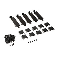5 Pieces PCI Mount Bracket for 80-90mm Dual Fans Rack VGA Video Cards Cooling