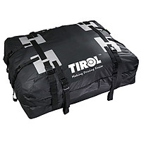 TIROL Waterproof Roof Top Carrier Cargo Luggage Travel Bag 15 Cubic Feet for Vehicles with Roof Rails