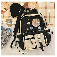 Balo dù ULZZANG dành cho học sinh, sinh viên nam nữ phong cách Hàn Quốc V7834