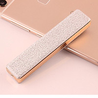 Mini Windproof Smokeless Metal Electric Lighter USB Long Strip Electronic Cigarette Lighter Rechargeable Cigarette Lighter