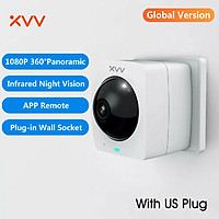 Camera Toàn Cảnh Thông Minh Xiaomi 360° 1080P Hd Ip Tia Hồng Ngoại Độ Nét Cao Phiên Bản Toàn Cầu