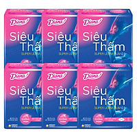 Combo 6 Băng Vệ Sinh Diana Siêu Thấm Siêu Mỏng 0.1 (Gói 8 Miếng)