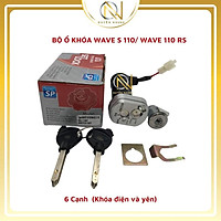 Bộ ổ khóa xe Wave S110 và Wave RS, Wave Anpha đời 2017 đến nay