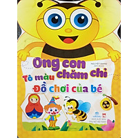 Ong con cham chỉ tô màu đồ chơi của bé