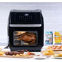 Lock&Lock EJF696BLK 12 Liter Air Fryer (With Gift) - Genuine Product