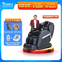 Ghế massage trị liệu toàn thân Toshiko giúp thư giãn và hỗ trợ giảm đau xương khớp hiệu quả