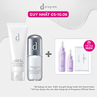 Serum dưỡng da bảo vệ chuyên sâu d program Thermo Defense Serum 40ml - Tặng Sữa Rửa Mặt d program Tạo Bọt Dưỡng Da 120g