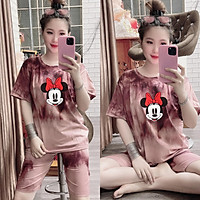 bộ đồ ngủ loang màu cao cấp 40-60kg