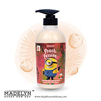 Sữa Tắm Dưỡng Da Hương Đào Tươi - MADELYN MINIONS BOOSTER BATH AND SHOWER PEACH PASSION 500ml