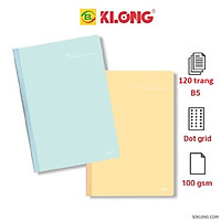 Sổ may dán gáy Dot Grid B5 - 120 trang Klong 838
