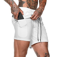 Quần Đùi Gym Nam 2 Lớp - Quần Short Thể Thao, Quần Legging Nam Liền Quần Đùi Tập Gym Nam