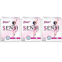 Combo 3 gói Băng vệ sinh Diana Sensi Siêu Mỏng Cánh ( 8 miếng / gói )