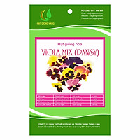 Hạt giống hoa Viola (Pansy) Golden Seeds Mix 50 Hạt