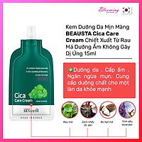 Kem dưỡng ẩm chiết xuất rau má phục hồi da Beausta Cica Repair Cream 15ml