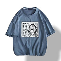 Áo thun tay lỡ Wind phông unisex form rộng Hải Tặc nam nữ oversize ulzzang