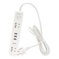 Ổ Cắm Điện Pisen KY-23(EP) (2 x AC, 3 x USB)