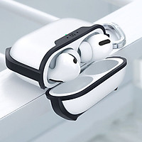 Case Airpods Pro XUNDD PC trong nhám, viền đen TPU dẻo 4 gốc chống sốc - Hàng nhập khẩu