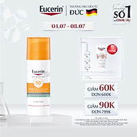 Kem Chống Nắng Eucerin Sun Gel-Cream Dry Touch Oil Control SPF50+ Cho Da Nhờn & Mụn  50ml