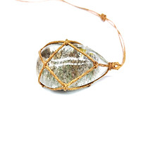 Nordic Natural Crystal Pendant Fluorite Quartz Crystal Point Healing Hexagonal Wand Treatment Stone With Rope Room Decoration