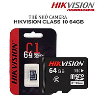 Thẻ nhớ HIKVISION Mirco SD 64GB - 92MB/s Class 10 chuyên ghi hình cho camera IP, điện thoại, máy ảnh, máy tính bảng,... - hàng chính hãng