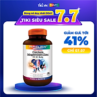 Viên Uống Tổng Hợp Kẽm, Magie, Canxi Giúp Cơ Thể Phát Triển Toàn Diện Và Khỏe Mạnh Holistic Way High Strength Calcium Magnesium Zinc (60 Viên)