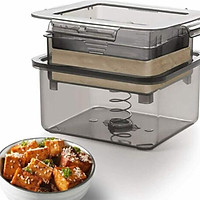 Đậu Phụ Báo Chí Đậu Phụ Điện 3 Lớp Đậu Phụ Báo Chí Xây Dựng-Thoát Nước Nước Loại Bỏ Công Cụ An Toàn Khi Rửa Nhà Bếp Nấu Ăn bộ Dụng Cụ