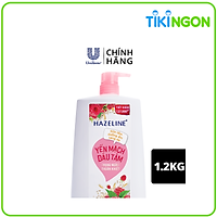 Sữa Tắm 1.2Kg Hazeline Dưỡng Thể Thiên Nhiên Trắng Da Yến Mạch Dâu Tằm Sáng Da Dưỡng Ẩm