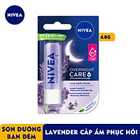 Son Dưỡng Môi Ban Đêm NIVEA Lavender Cấp Ẩm Phục Hồi (4.8 g) - 88068