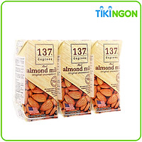 Lốc 3 Sữa Hạt Hạnh Nhân Không Đường 137 Degrees 180ML