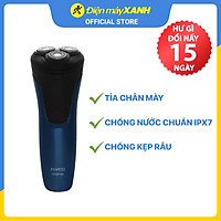 Máy Cạo Râu Flyco FS197VN 3 Lưỡi Kép Thân Máy Kháng Nước Sạc Nhanh 1 Giờ Cáp Sạc USB - Hàng Chính Hãng