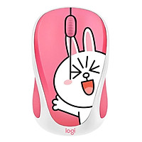 Logitech LINE FRIENDS Wireless Mouse 2.4GHz Mini Cartoon USB Receiver Optical Sensor Office Gaming Mouse for PC LaptopBlue||France