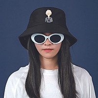 Mũ bucket đen in hình MỘT NGÀY NỌ TÔI TRỞ THÀNH CÔNG CHÚA anime mũ nam nữ đi chơi đi học
