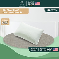 GỐI 2 MẶT ZINUS - DUAL SIDE MEMORY FOAM PILLOW