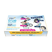 Thùng Sữa Chua Uống Tiệt Trùng Topkid Dâu - Chuối - Lúa Mạch TH True Milk (110ml x 48 Hộp)