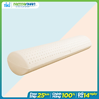 Gối Ôm Cao Su Liên Á Bolster LAGO35100 (100 x 35 x 18 cm) - Trắng