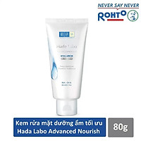 Sữa Rửa Mặt Giữ Ẩm Hada Labo ADVANCED NOURISH Hyaluron Cleanser 80g