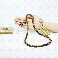 Vòng đeo cổ trầm hương tốc phong thủy trụ trúc 8mm nam nữ Sơn Mộc Hương mang lại may mắn và thành công
