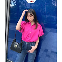 Áo sơ mi tay bồng hottrend ENVY S183 sang trọng