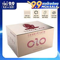 Bao cao su OLO gân gai India Gamma Formola, nhiều gel bôi trơn, kéo dài thời gian quan hệ - Hộp 10 bcs