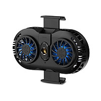 Mobile Phone Double Fan Radiator Phone Holder Cooling Pad Gamepad Controller Heat Sink Gaming Universal Phone Cooler For iphone