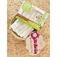 Khăn sữa sợi tre MIPBI cho em bé 3 lớp