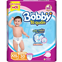 Tã Quần Bobby Siêu Thoáng XXL30 (30 Miếng)