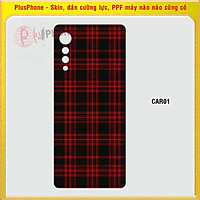 Dán Skin cho điện thoại LG Velvet 5G in hình caro
