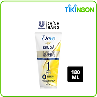 Kem xả 180ml Dove Phục Hồi Tóc 1 Phút Siêu Dưỡng Serum dưỡng tóc cao cấp, tinh dầu argan, dầu dừa Dưỡng tóc mềm mượt